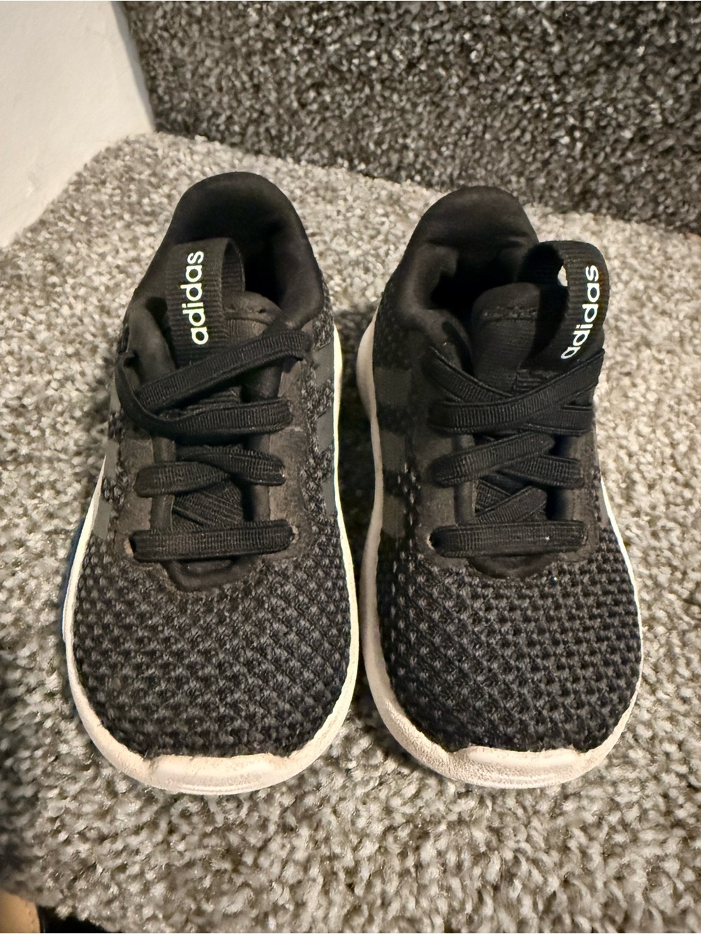Adidas Boys Racer TR 2.0 FX7278 Black Running Shoes Sneakers Size 4
